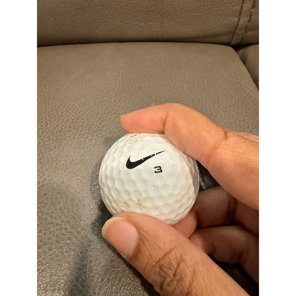 Nike Super Far Golf Ball White Blue Heron Pines Logo Number 3 Distance Ball